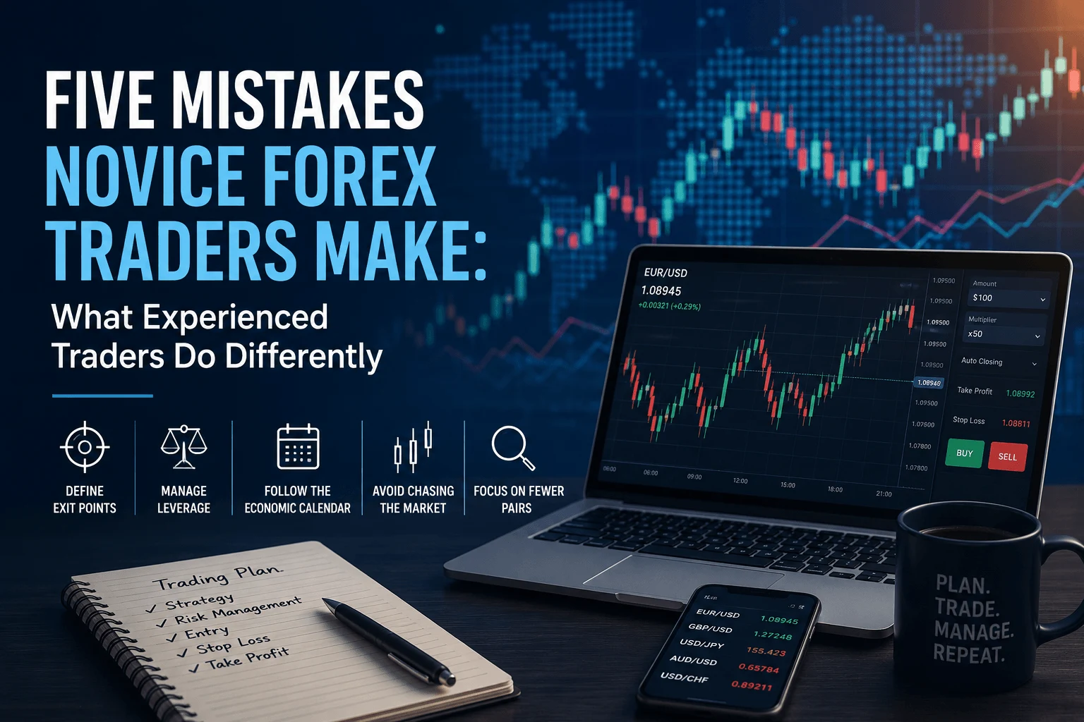 Five Mistakes Novice Forex Traders Make: What Experienced Traders Do Differently